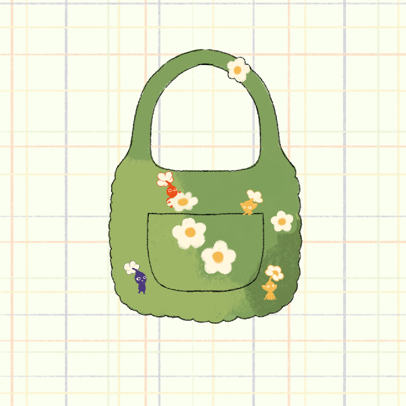 Sproutlings embroidered bag