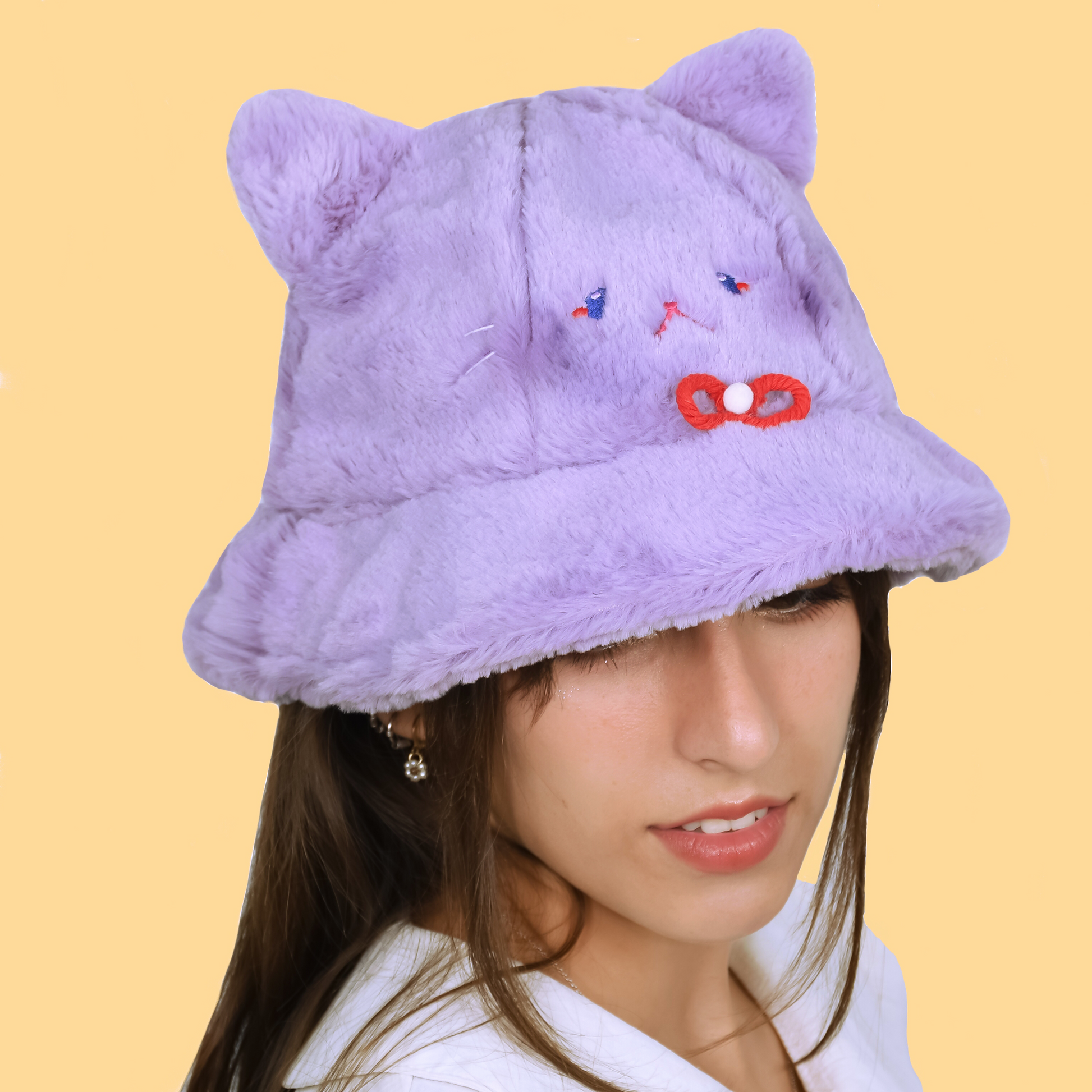 Scaramouche cat soft Genshin Impact bucket hat – Cloudy Day